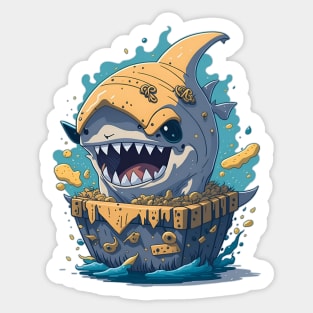 Shark Attack! - The Pirate's Revenge Sticker